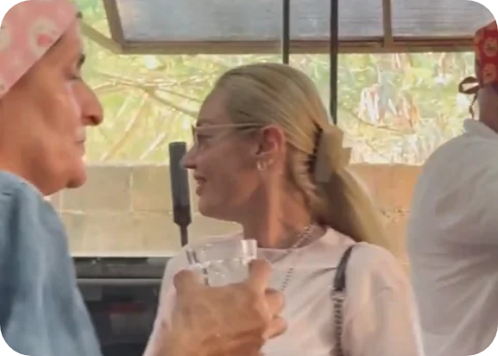Foto: conversa com moradores