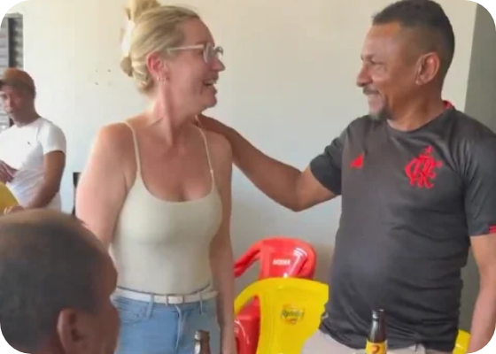 Foto: reunião com lideranças